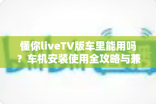 懂你liveTV版车里能用吗？车机安装使用全攻略与兼容性深度解析