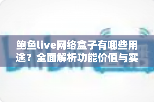 鲍鱼live网络盒子有哪些用途？全面解析功能价值与实用指南