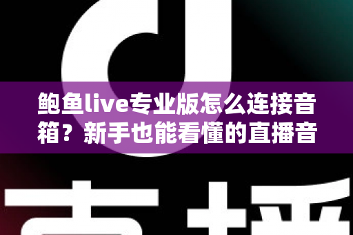 鲍鱼live专业版怎么连接音箱?新手也能看懂的直播音响连接全攻略与音质优化指南 鲍鱼live专业版怎么连接音箱?新手也能看懂的直播音响连接全攻略与音质优化指南