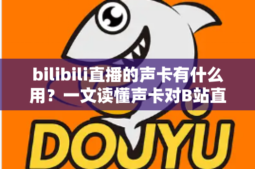 bilibili直播的声卡有什么用？一文读懂声卡对B站直播的价值与选购要点
