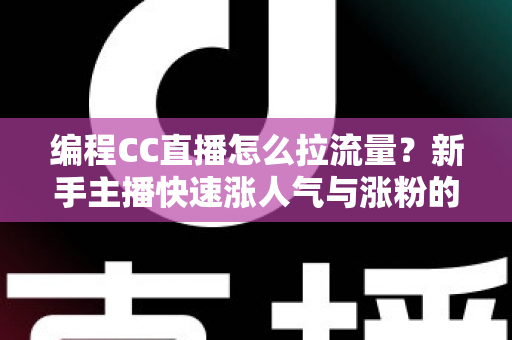 编程CC直播怎么拉流量?新手主播快速涨人气与涨粉的实战全攻略 编程CC直播怎么拉流量?新手主播快速涨人气与涨粉的实战全攻略