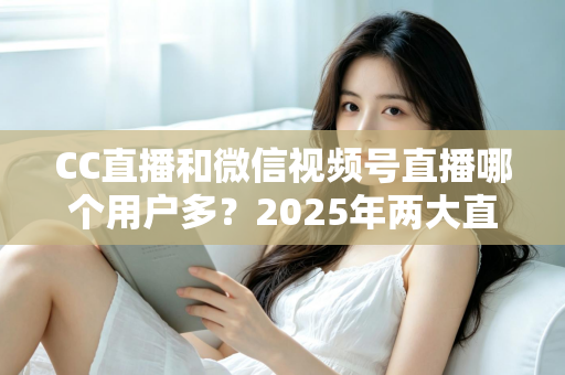 CC直播和微信视频号直播哪个用户多?2025年两大直播平台用户规模与生态深度对比全解析 CC直播和微信视频号直播哪个用户多?2025年两大直播平台用户规模与生态深度对比全解析