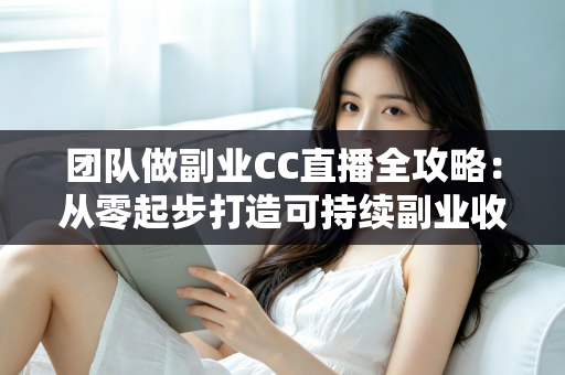 团队做副业CC直播全攻略:从零起步打造可持续副业收入的实战指南 团队做副业CC直播全攻略:从零起步打造可持续副业收入的实战指南