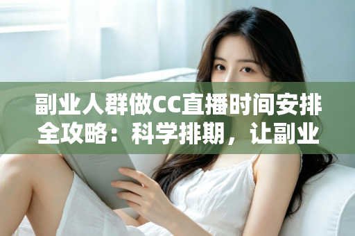 副业人群做CC直播时间安排全攻略：科学排期，让副业收入与主业生活两不误