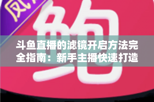 斗鱼直播的滤镜开启方法完全指南：新手主播快速打造高颜值直播画面