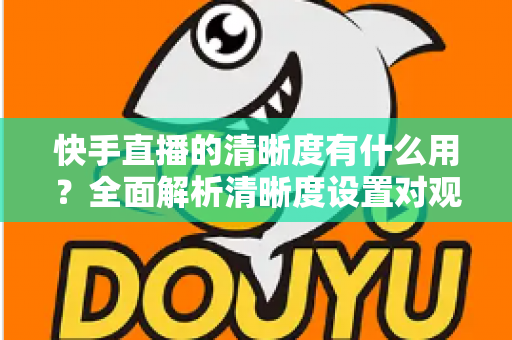 快手直播的清晰度有什么用?全面解析清晰度设置对观看与开播体验的重要价值 快手直播的清晰度有什么用?全面解析清晰度设置对观看与开播体验的重要价值