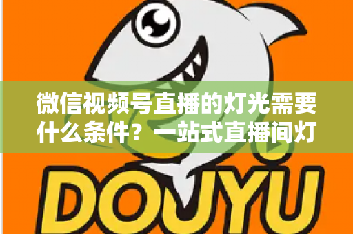 微信视频号直播的灯光需要什么条件?一站式直播间灯光布置全指南 微信视频号直播的灯光需要什么条件?一站式直播间灯光布置全指南