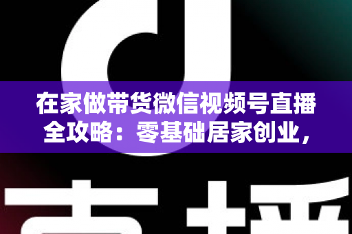 在家做带货微信视频号直播全攻略:零基础居家创业,一部手机开启副业变现之路 在家做带货微信视频号直播全攻略:零基础居家创业,一部手机开启副业变现之路