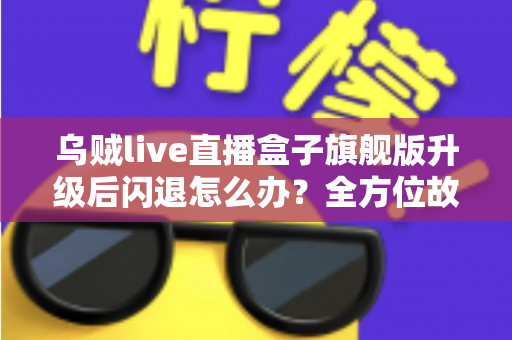 乌贼live直播盒子旗舰版升级后闪退怎么办？全方位故障排查与修复实用指南