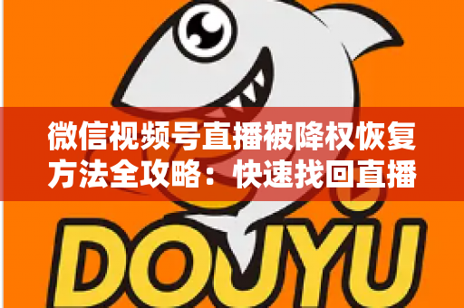 微信视频号直播被降权恢复方法全攻略：快速找回直播间流量与权重的实战指南