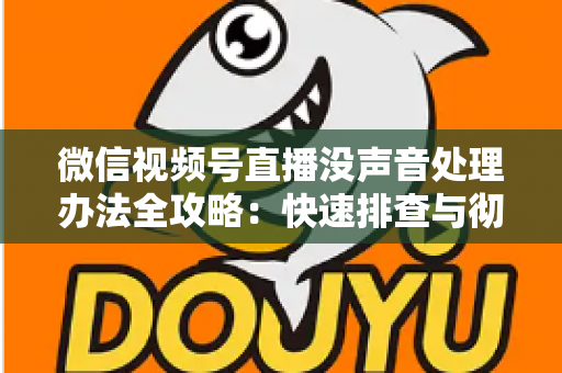 微信视频号直播没声音处理办法全攻略：快速排查与彻底解决方案
