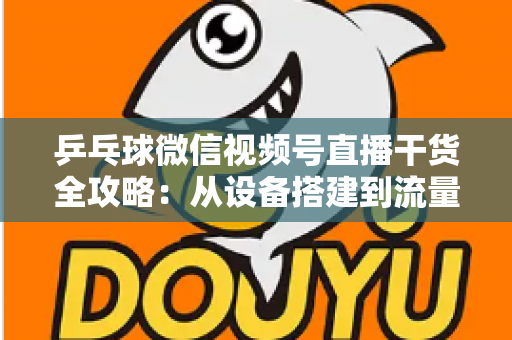 乒乓球微信视频号直播干货全攻略：从设备搭建到流量变现的实战指南
