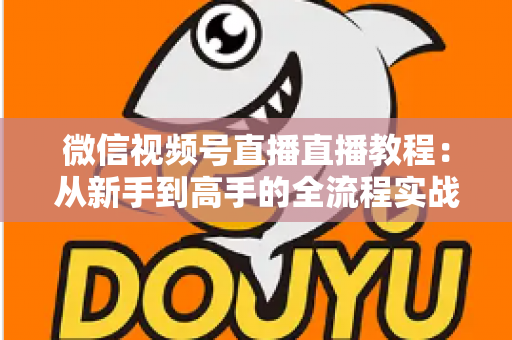 微信视频号直播直播教程：从新手到高手的全流程实战指南