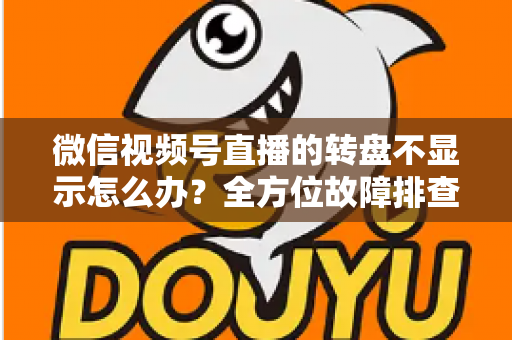 微信视频号直播的转盘不显示怎么办？全方位故障排查与高效解决方案指南