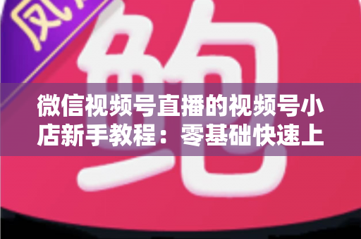 微信视频号直播的视频号小店新手教程：零基础快速上手，轻松开启直播带货变现之旅