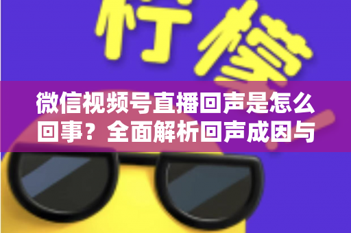 微信视频号直播回声是怎么回事？全面解析回声成因与实用解决方法指南