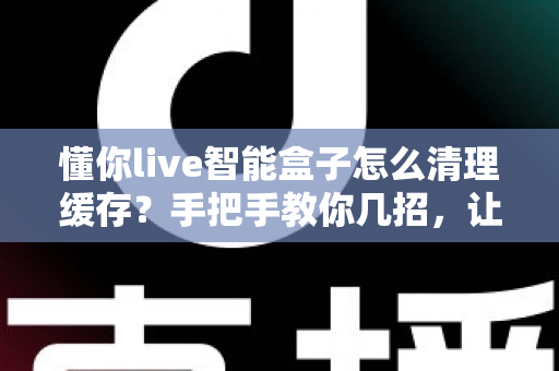 懂你live智能盒子怎么清理缓存?手把手教你几招,让盒子重回流畅状态 懂你live智能盒子怎么清理缓存?手把手教你几招,让盒子重回流畅状态